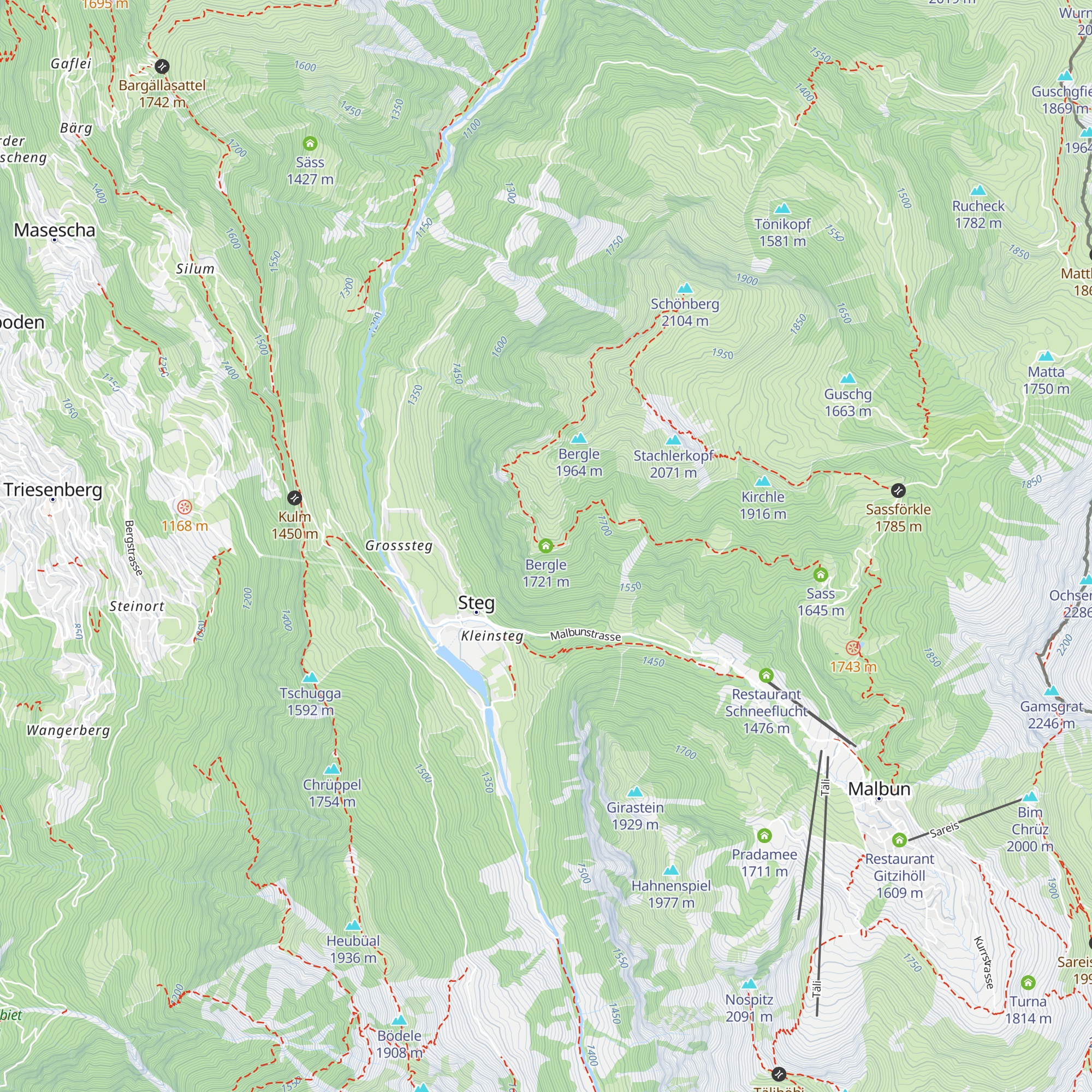Bergle map