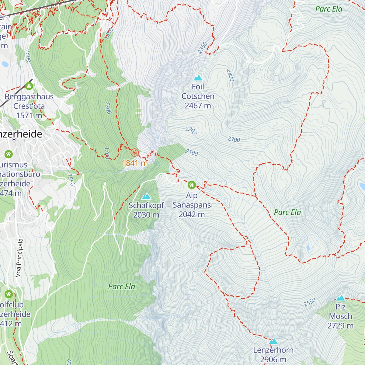 Alp Sanaspans map