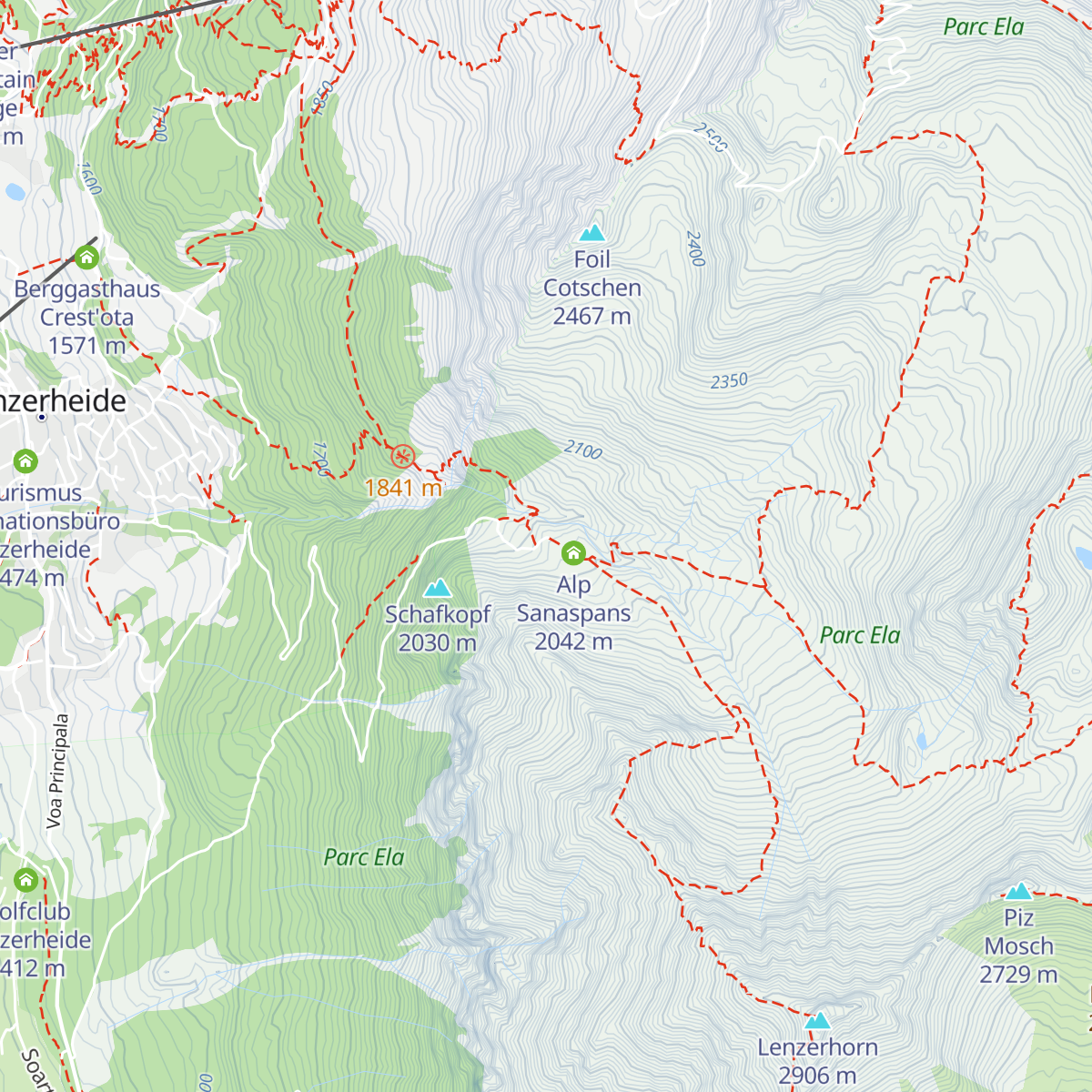 Alp Sanaspans map