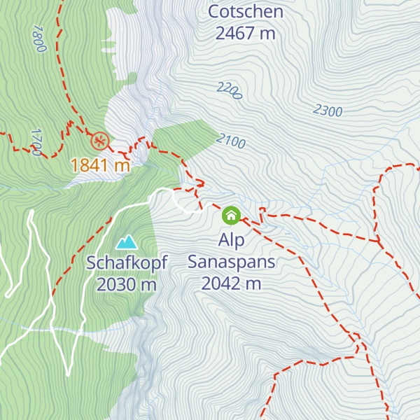 Map of Alp Sanaspans