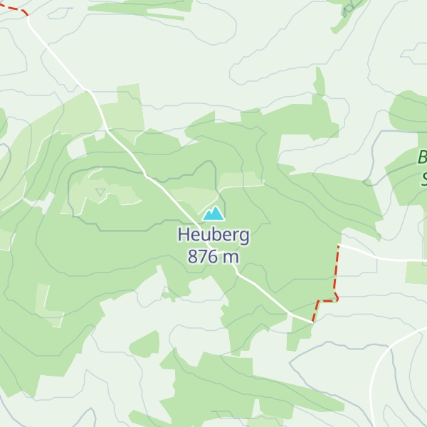 Map of Heuberg