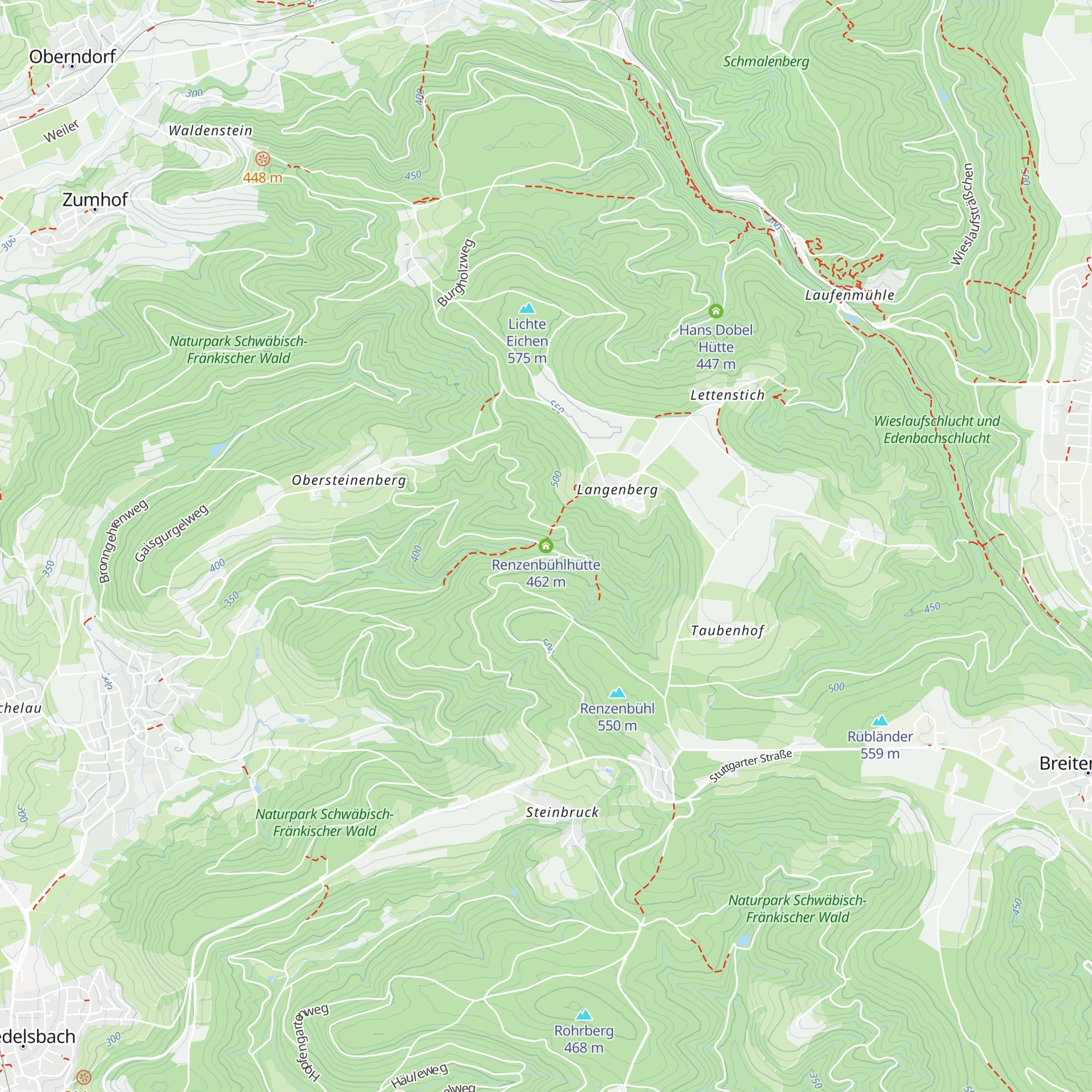 Renzenbühlhütte map