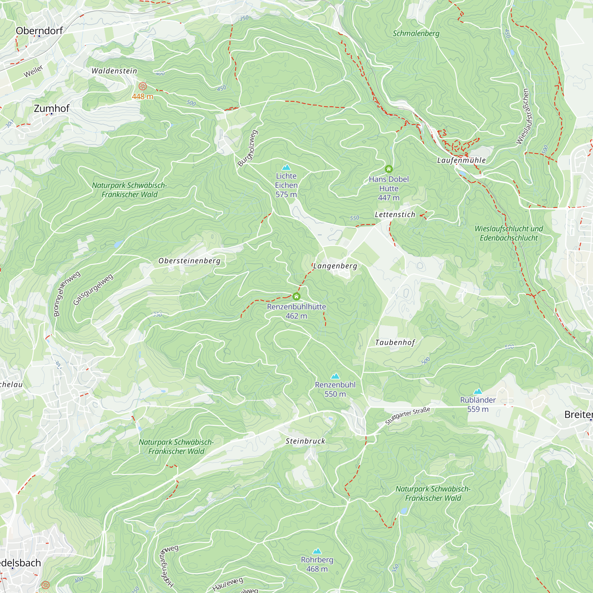 Renzenbühlhütte map