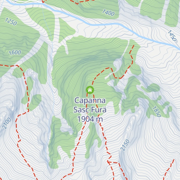 Map of Capanna Sasc Furä