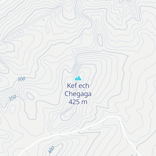 Map of Kef ech Chegaga