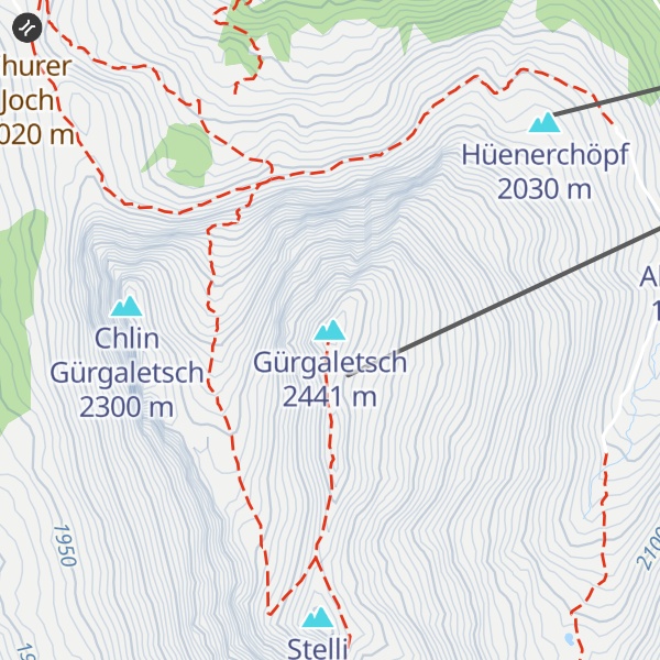 Map of Gürgaletsch
