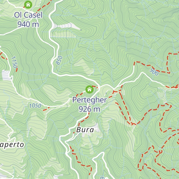 Map of Pertegher