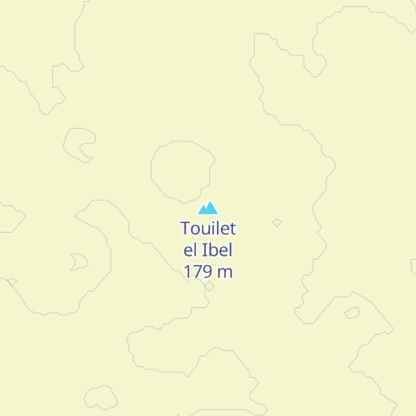 Map of Touilet el Ibel