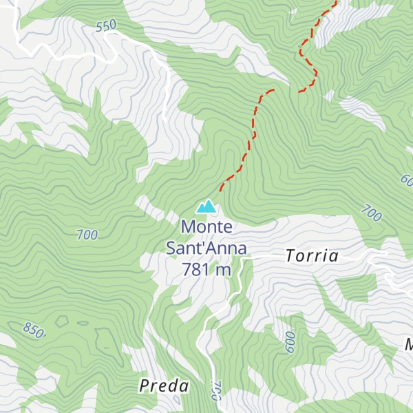 Map of Monte Sant'Anna