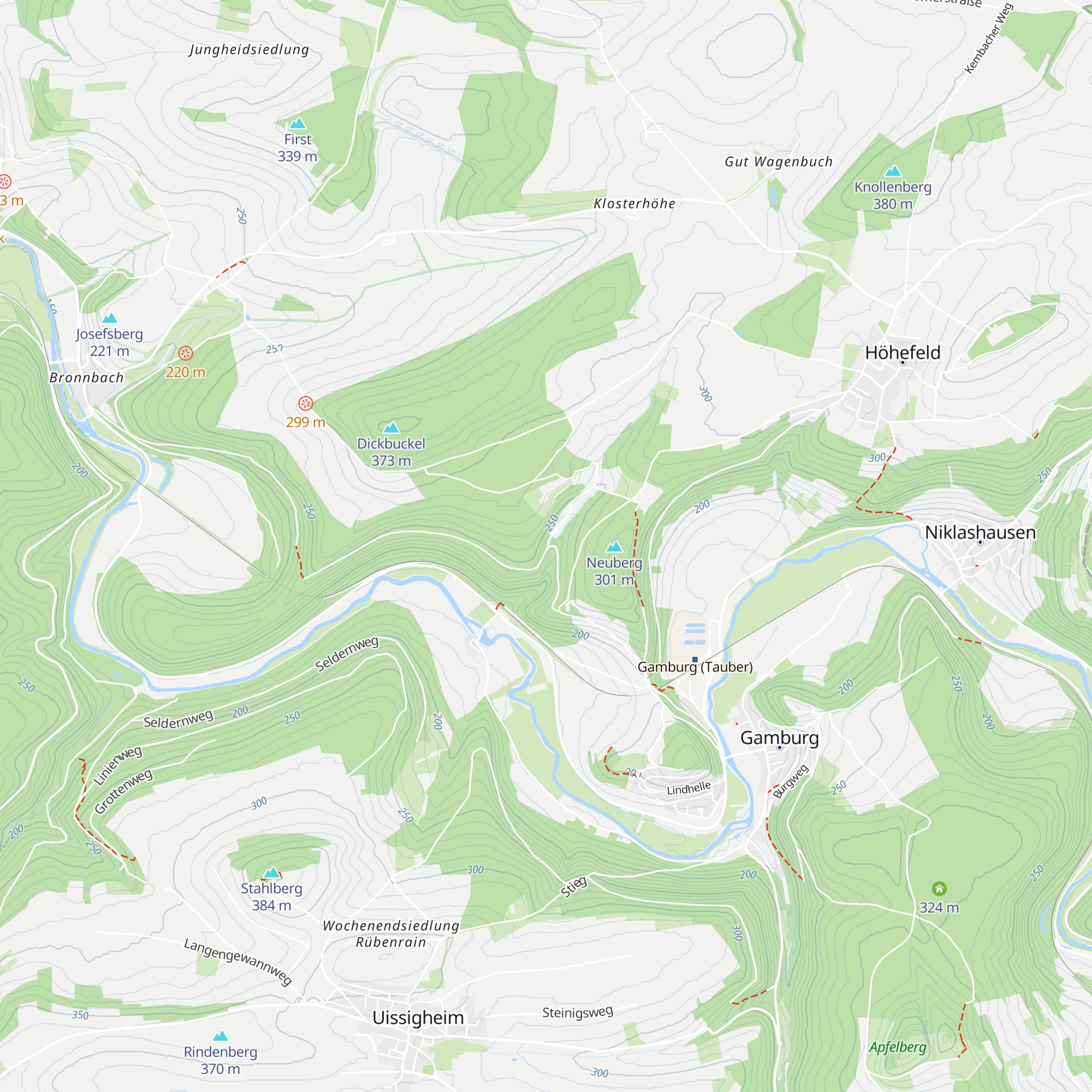 Bauernwaldhütte map