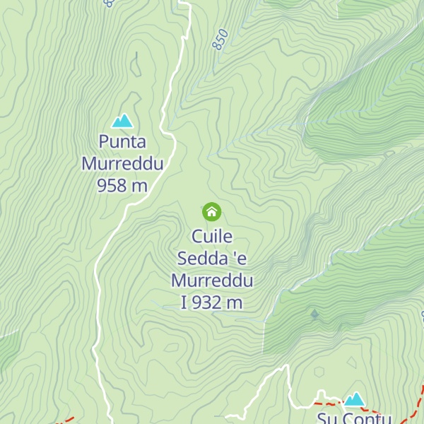 Map of Cuile Sedda 'e Murreddu I
