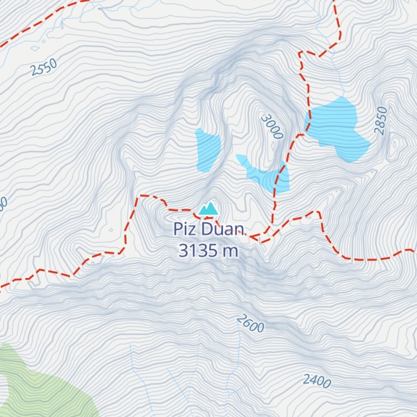 Map of Piz Duan