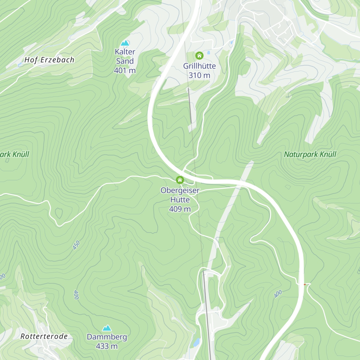 Obergeiser Hütte map