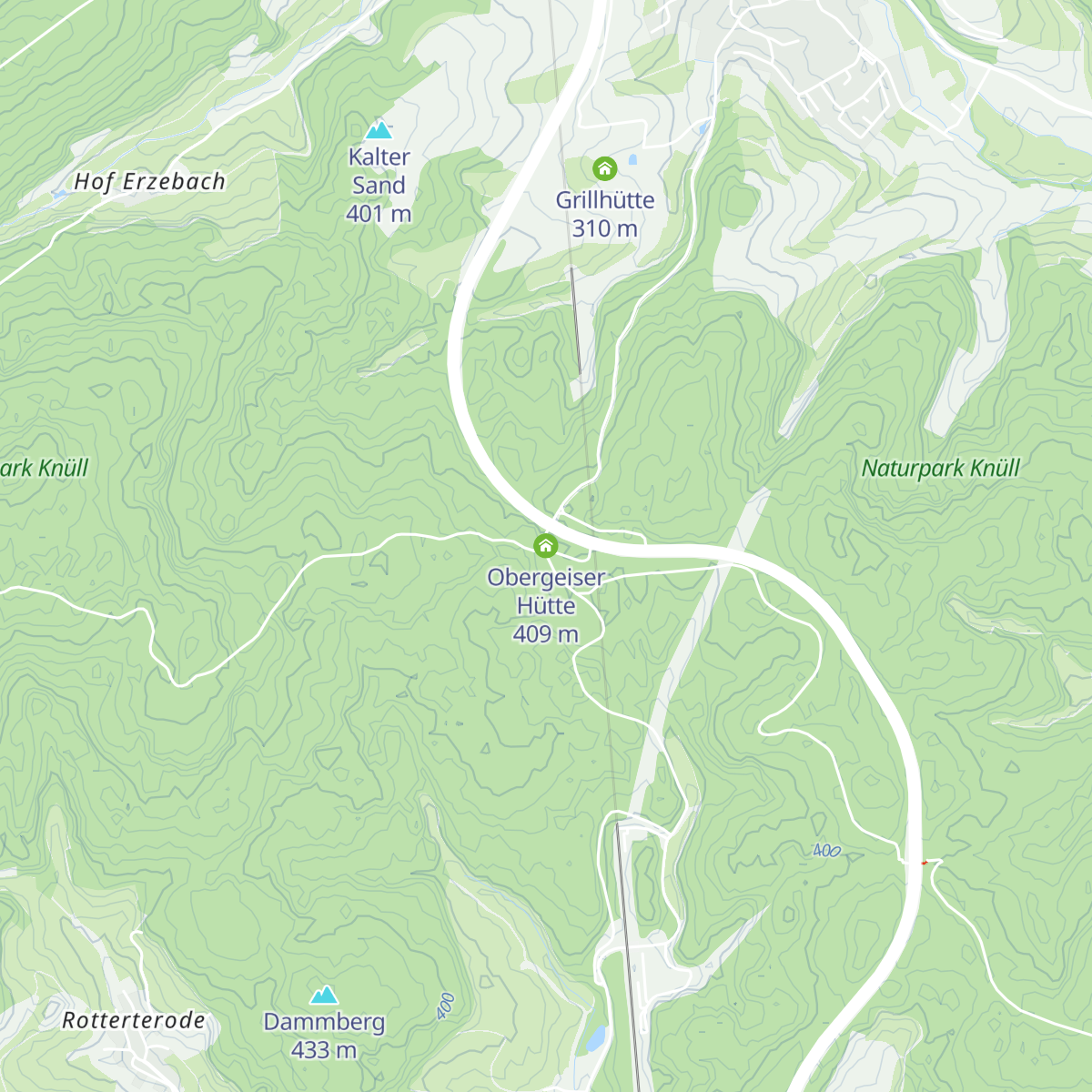 Obergeiser Hütte map