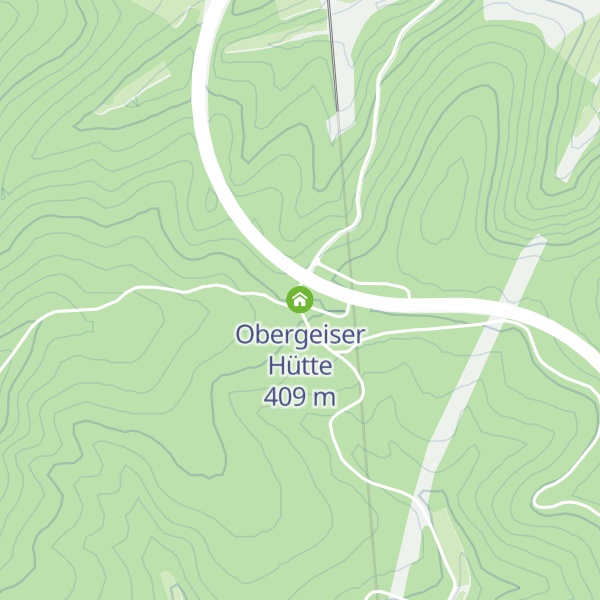 Map of Obergeiser Hütte
