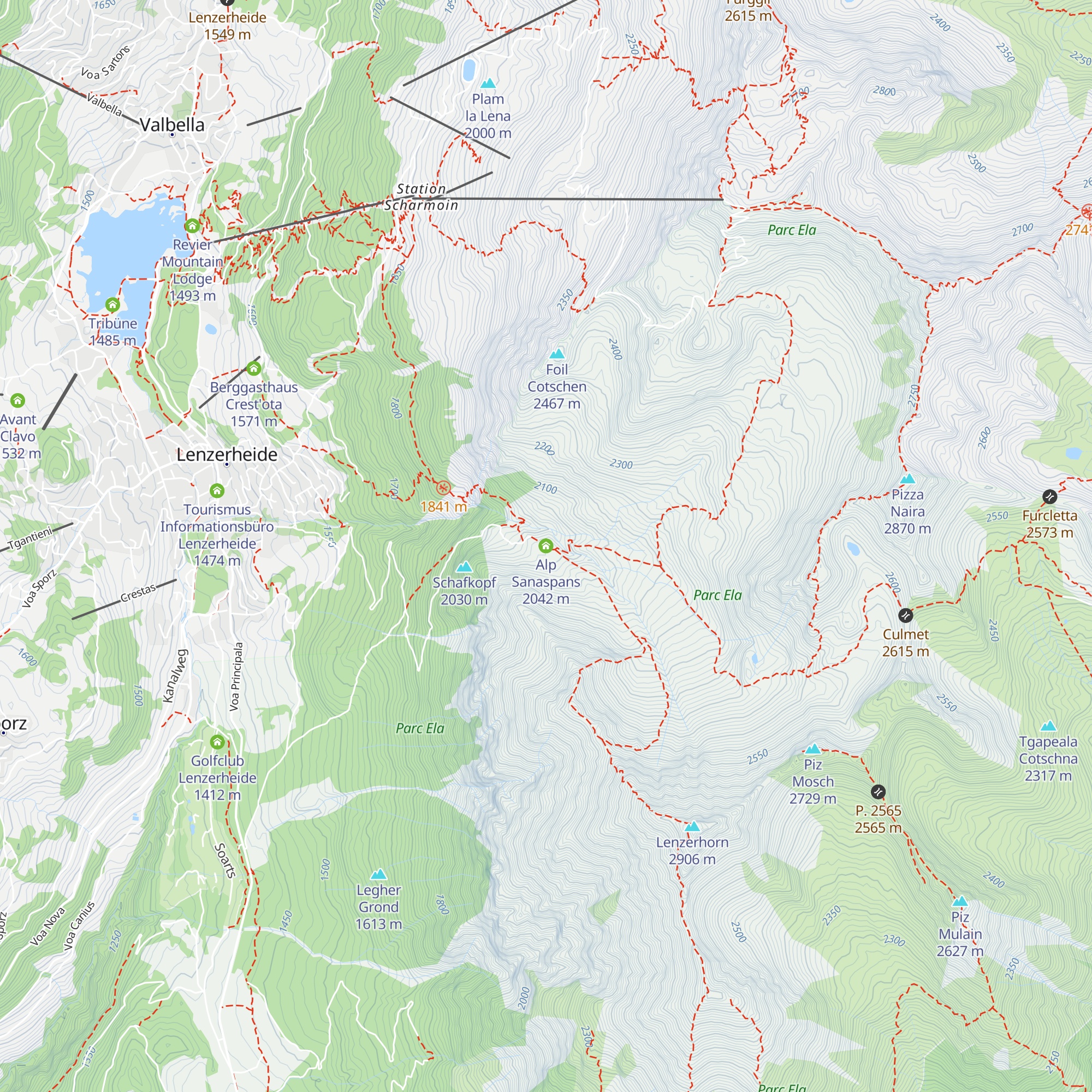 Alp Sanaspans map