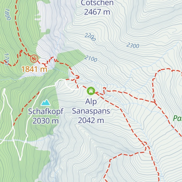 Map of Alp Sanaspans
