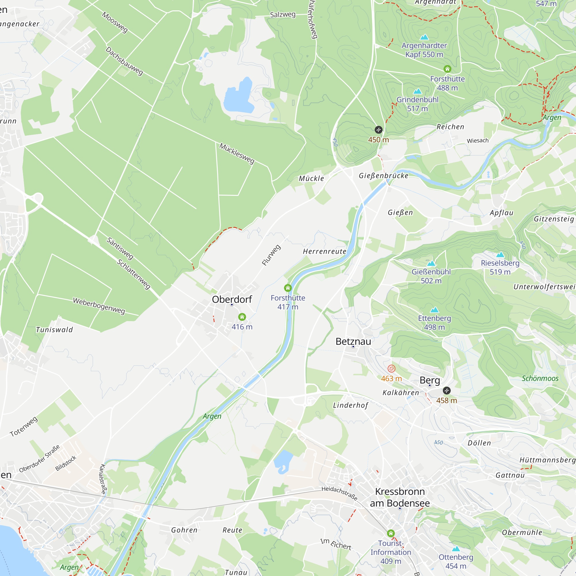 Forsthütte map