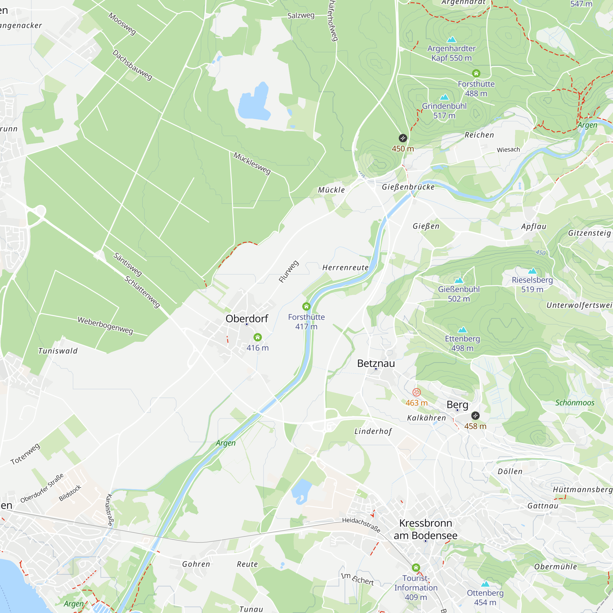 Forsthütte map