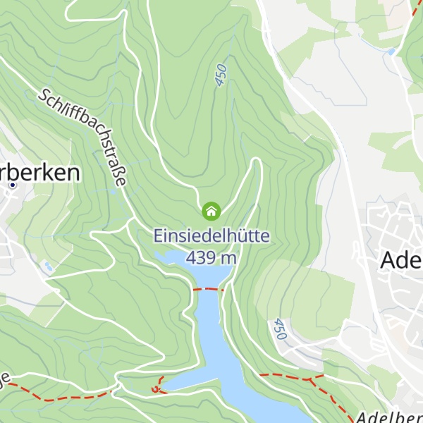 Map of Einsiedelhütte