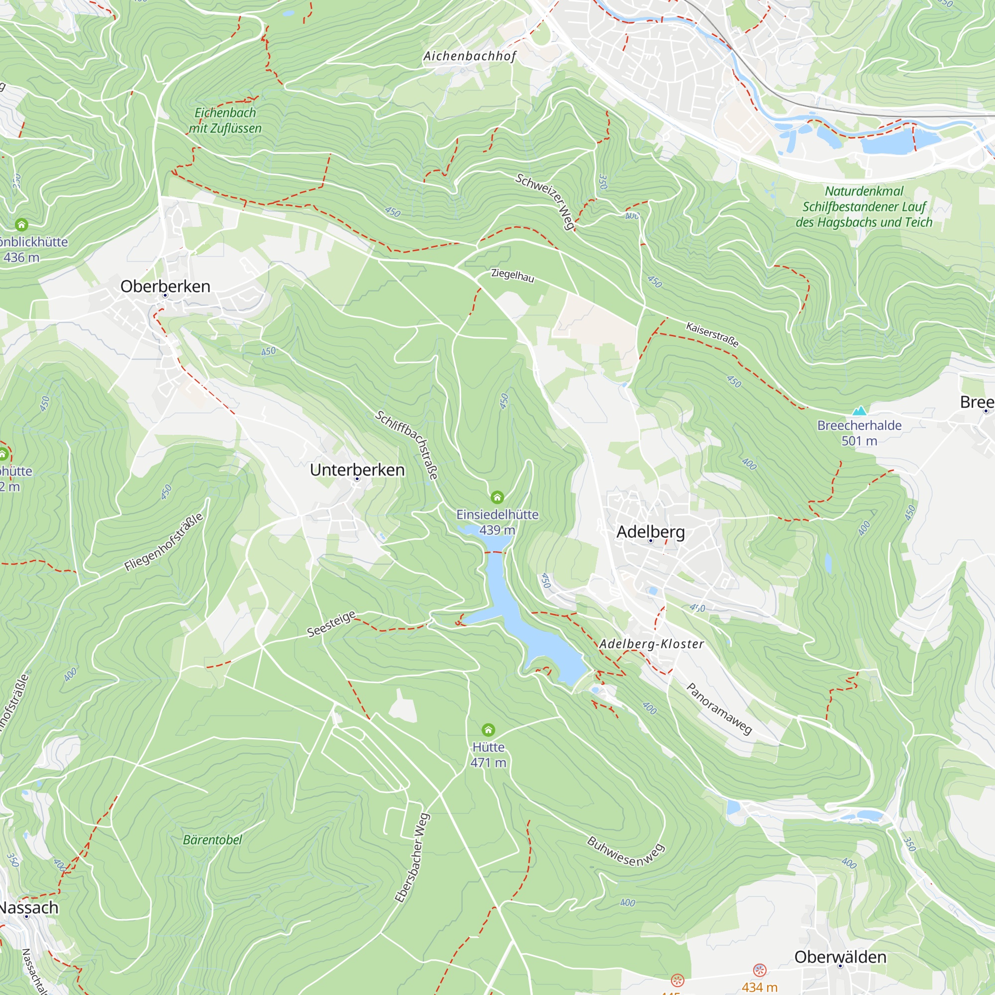 Einsiedelhütte map