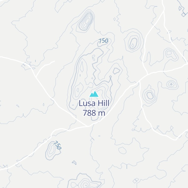 Map of Lusa Hill