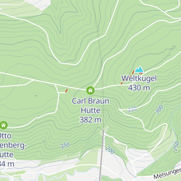 Map of Carl Braun Hütte