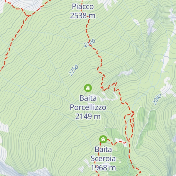 Map of Baita Porcellizzo