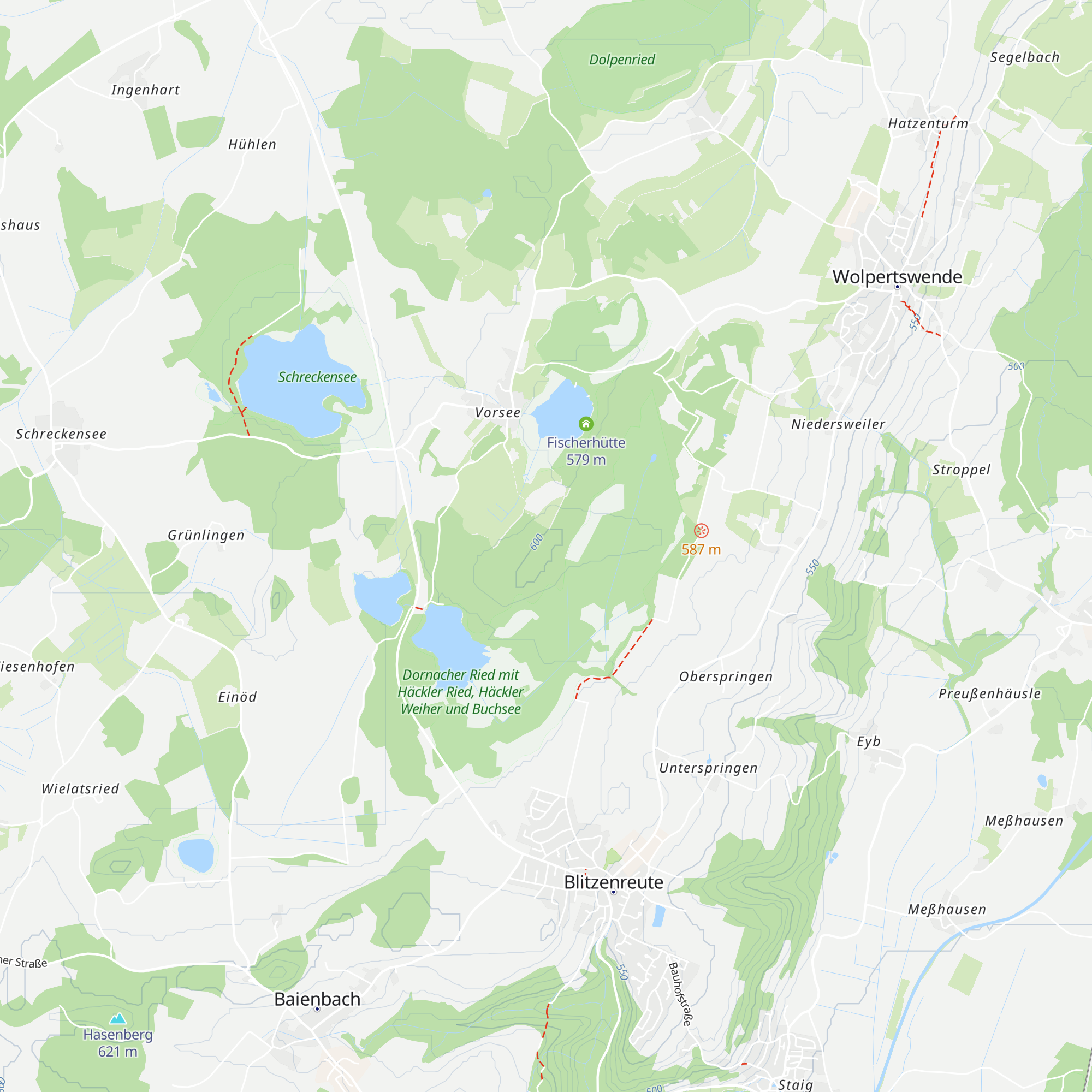 Sudetenhütte map