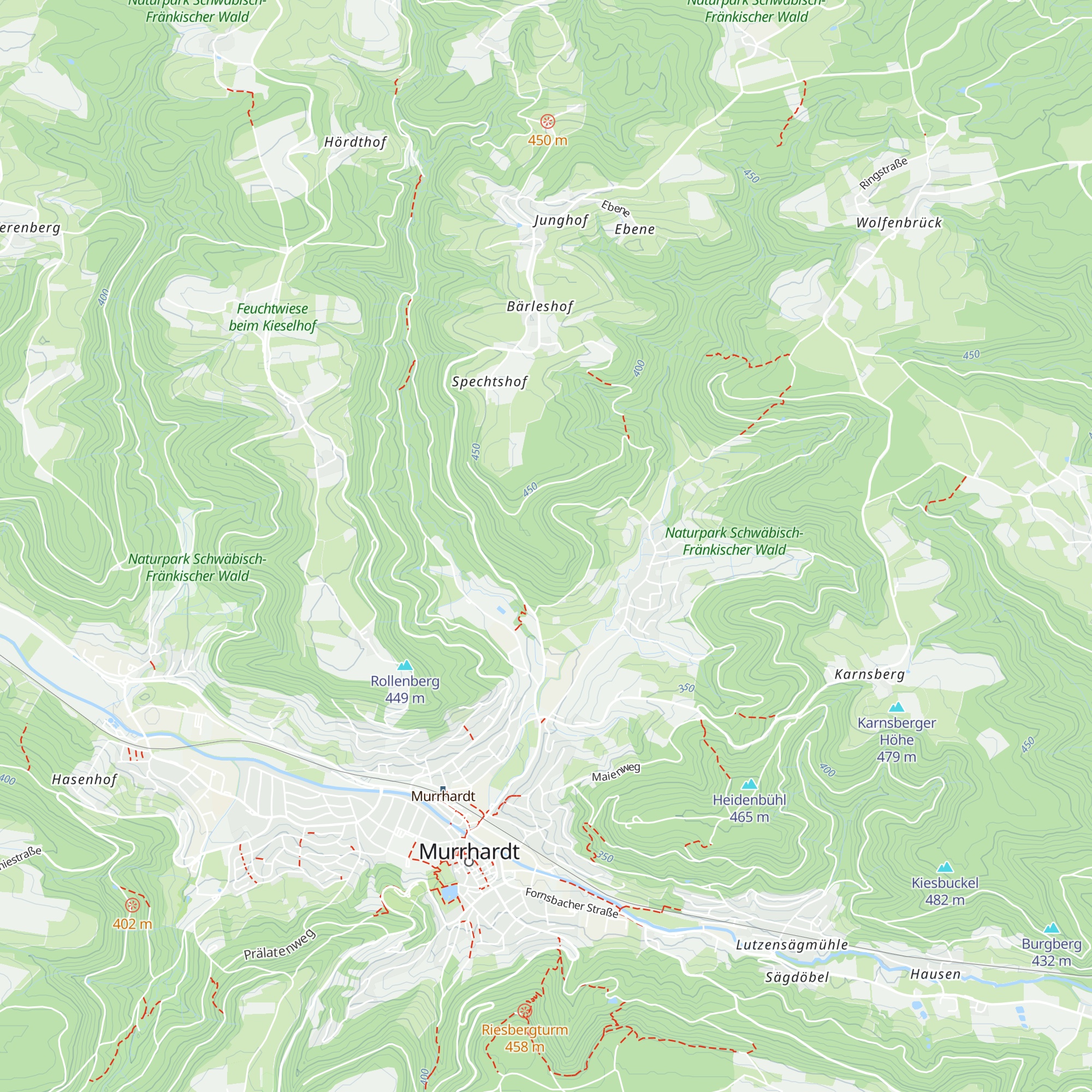 Spechtshütte map
