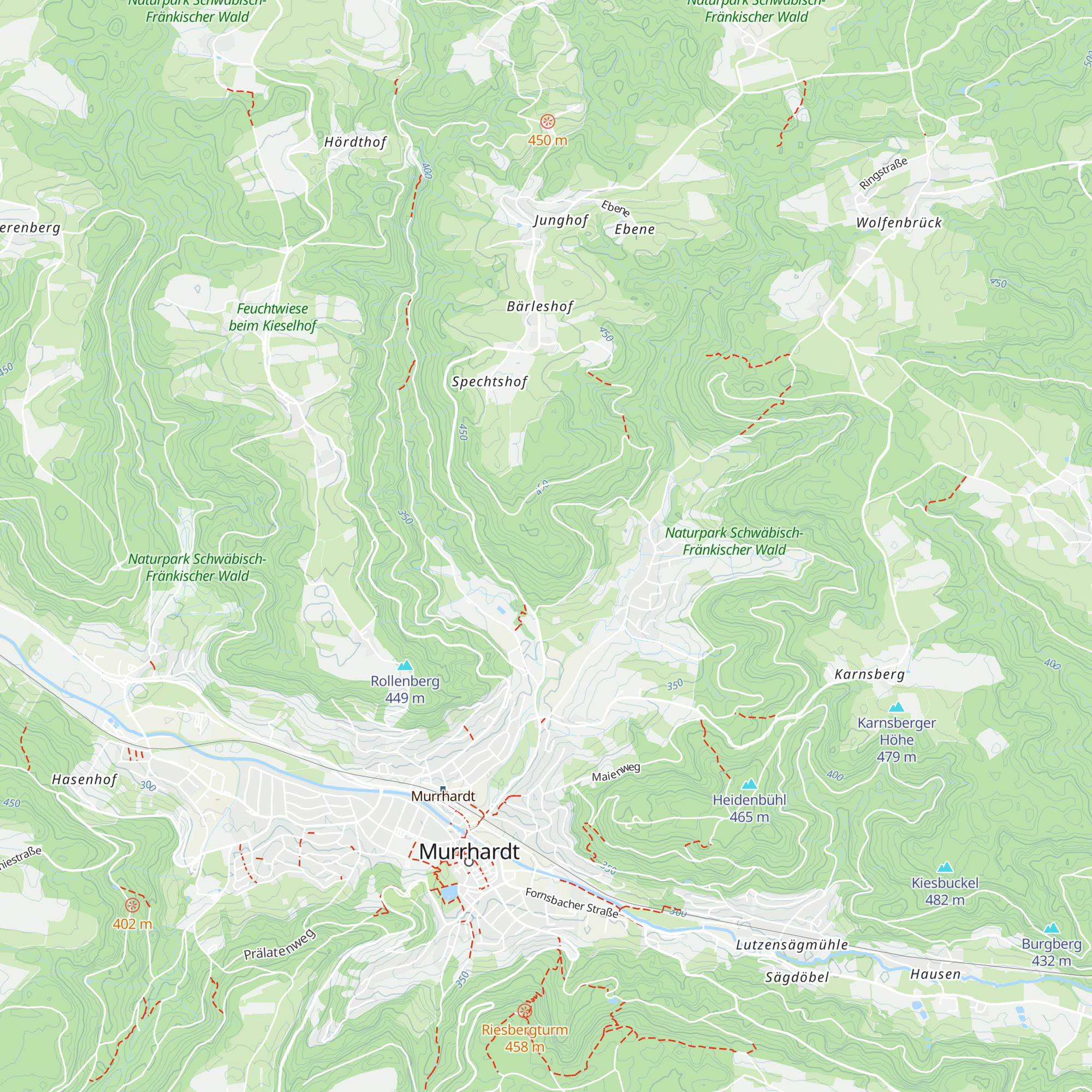 Spechtshütte map