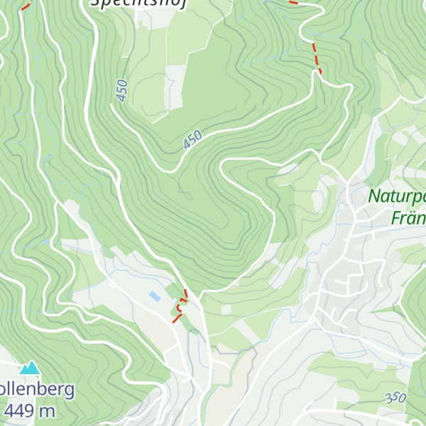 Map of Spechtshütte