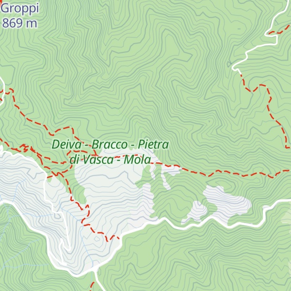 Map of Monte Pascile