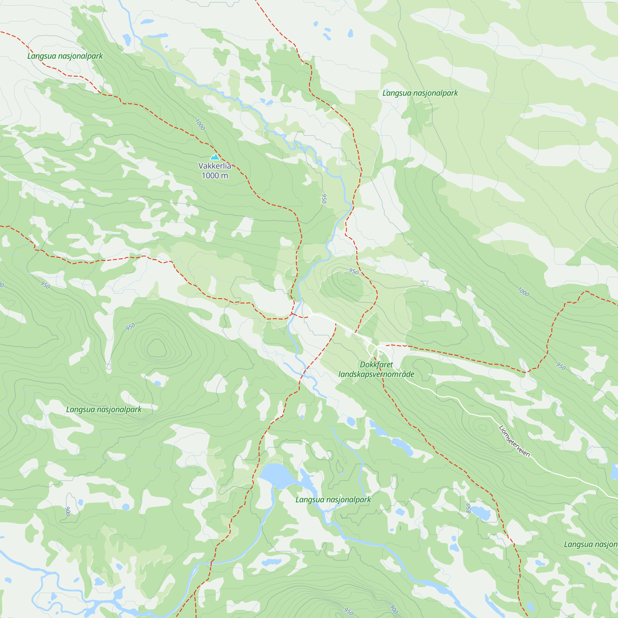 Fehytta Liomseter map