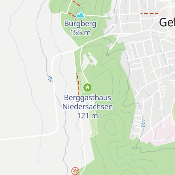 Map of Berggasthaus Niedersachsen