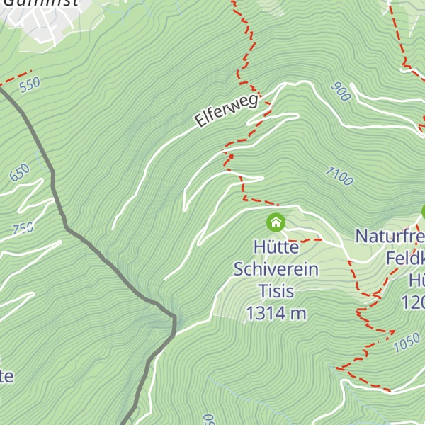 Map of Jägerhütte