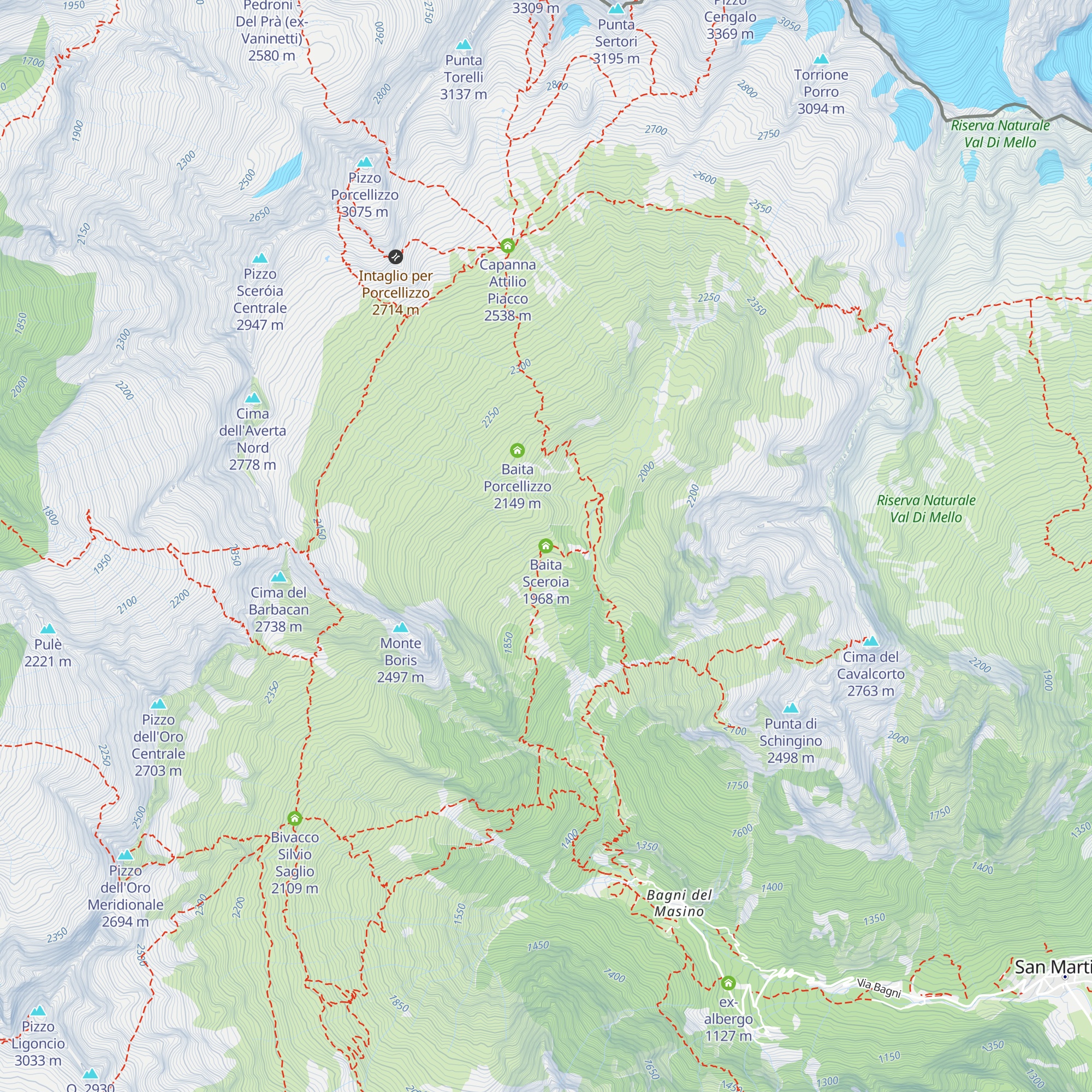 Baita Sceroia map