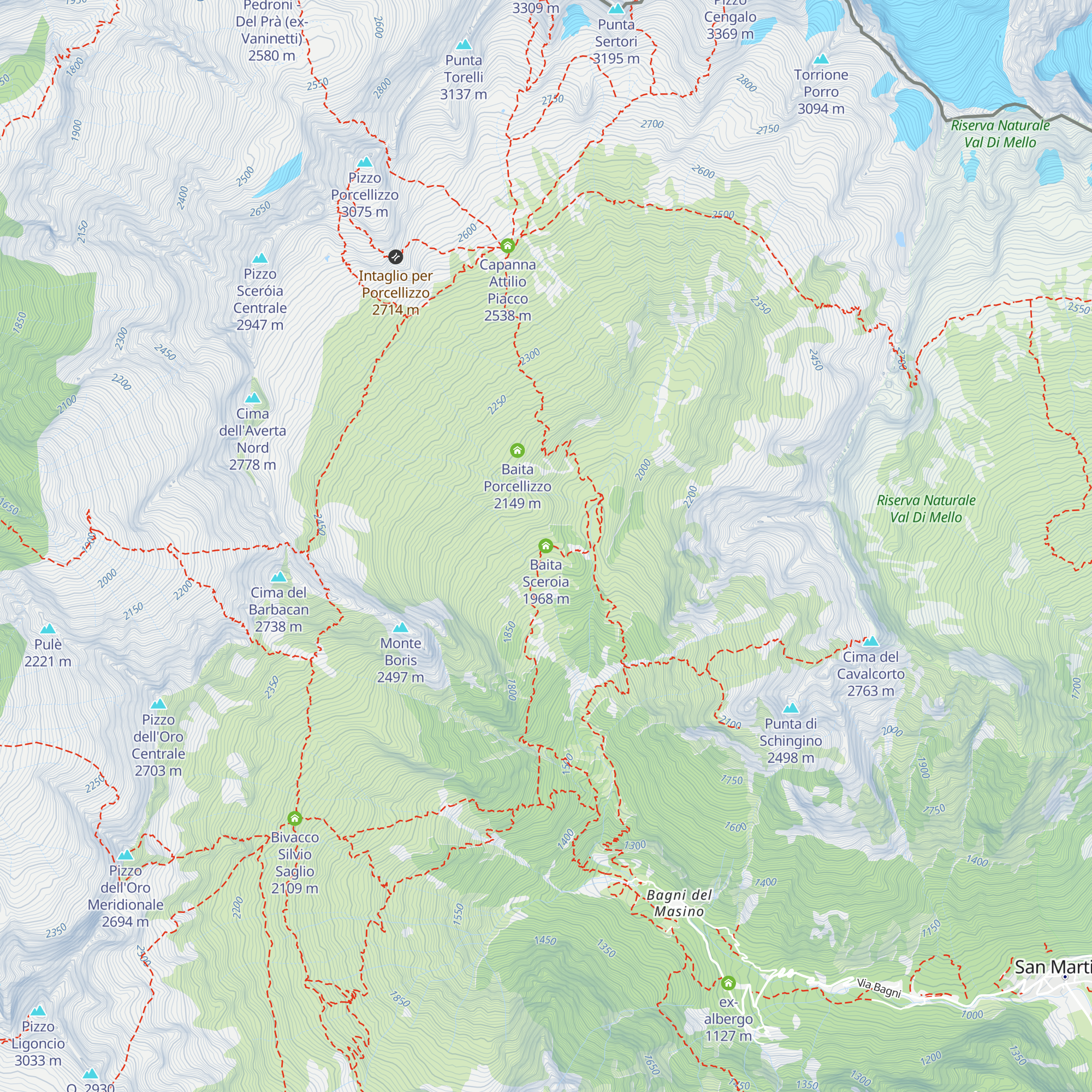 Baita Sceroia map