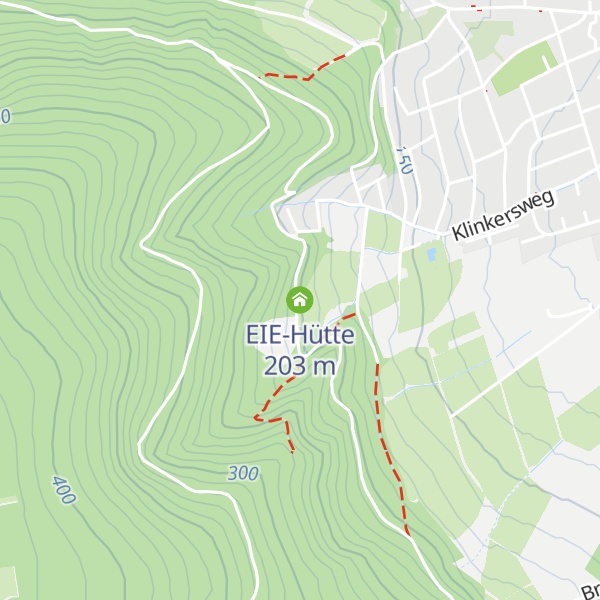 Map of EIE-Hütte