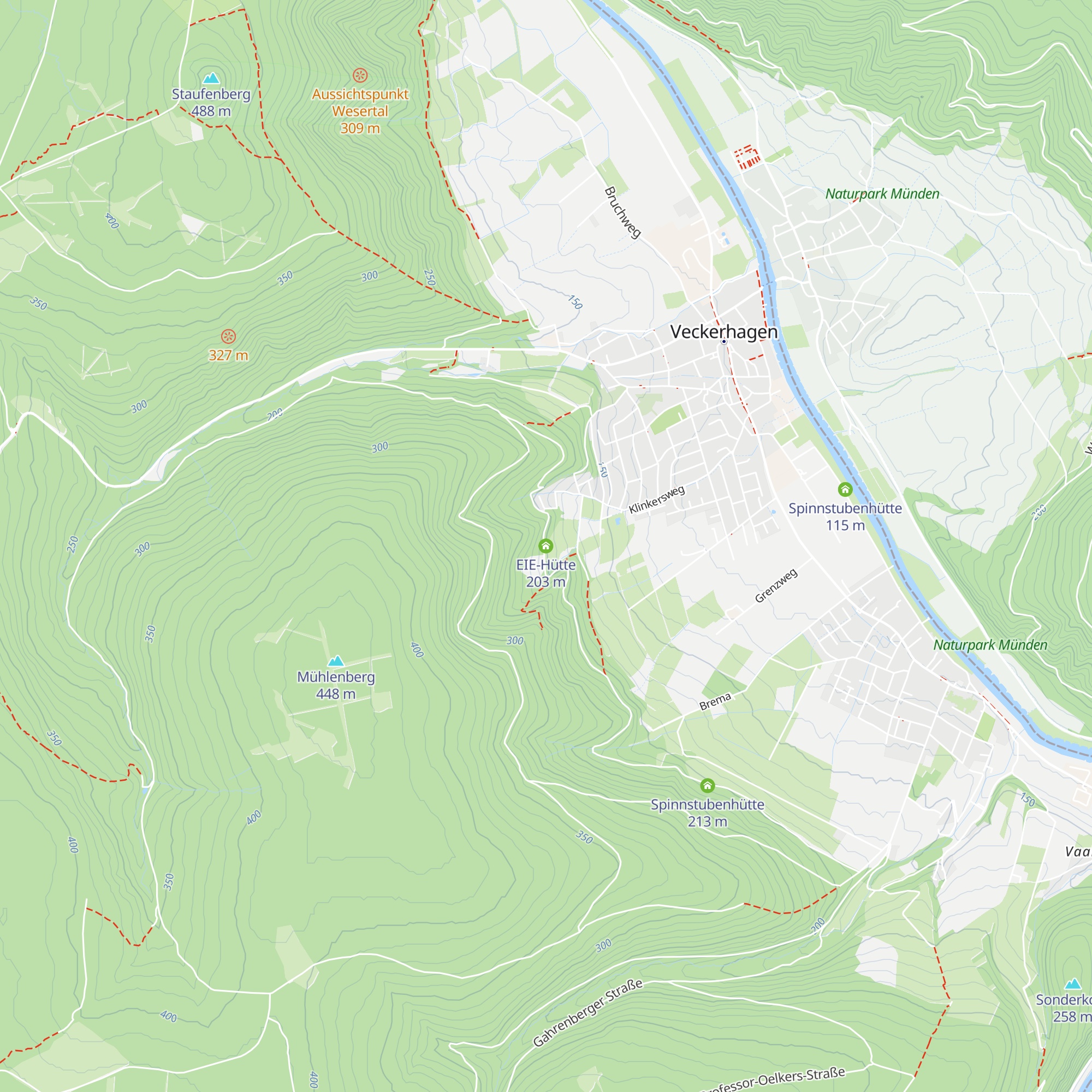 EIE-Hütte map