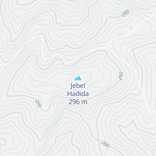 Map of Jebel Hadida