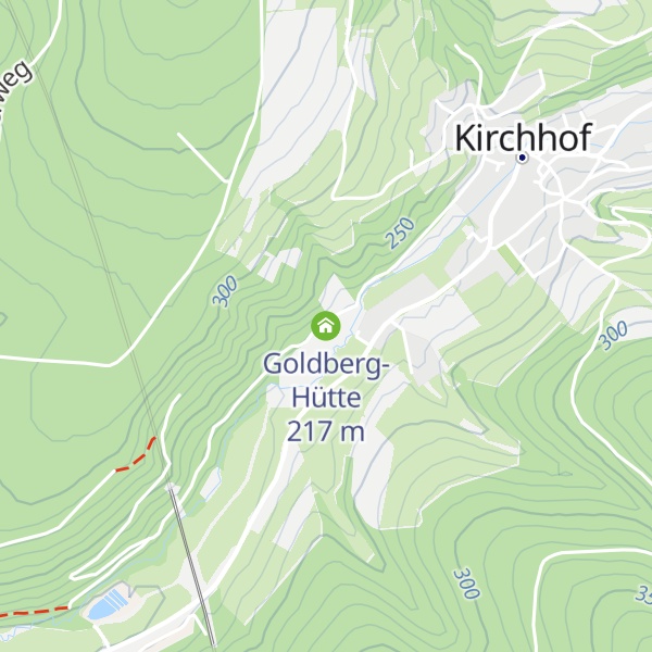 Map of Goldberg-Hütte