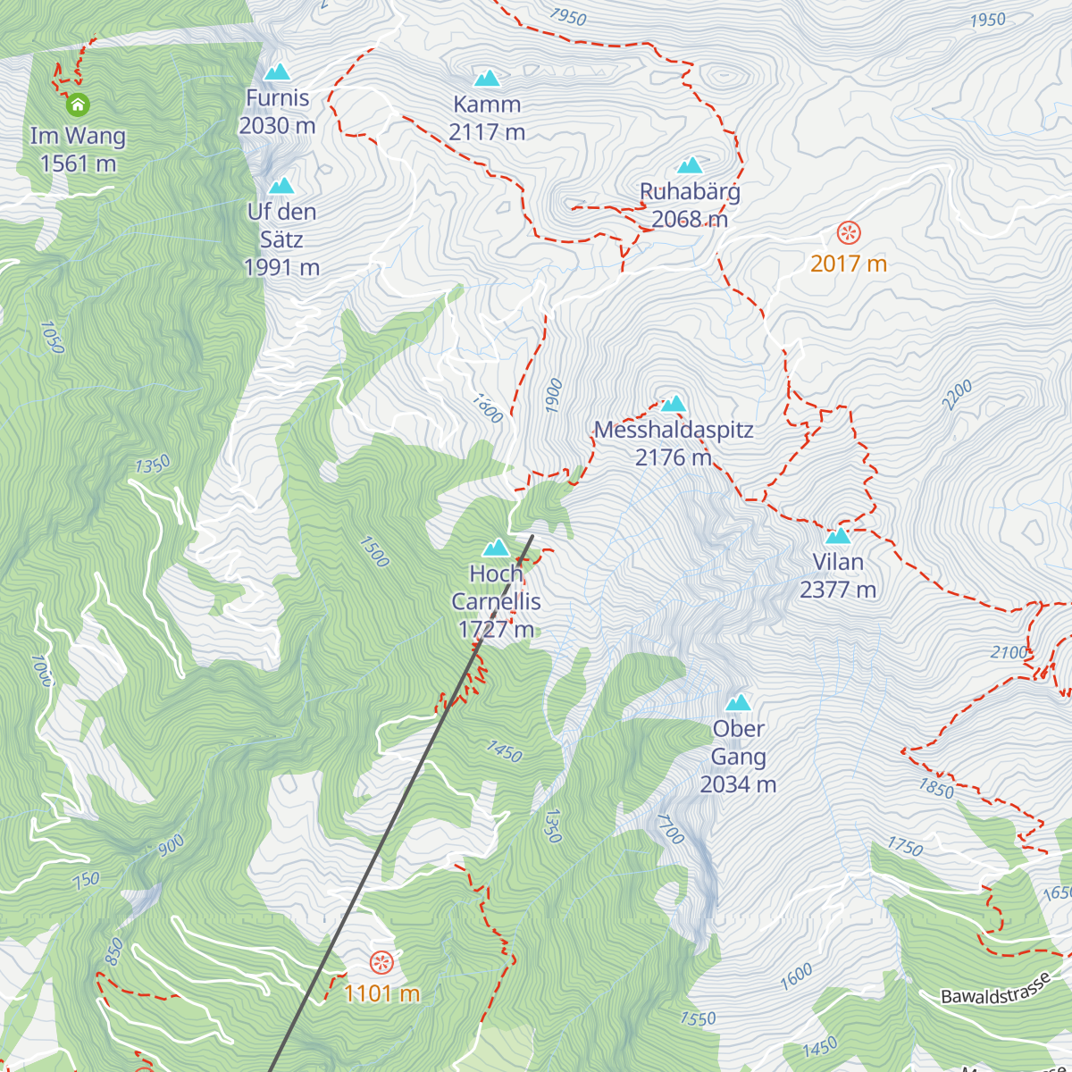 Bergbeizli Älplibahn Malans map