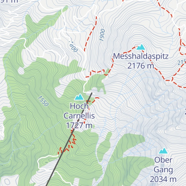 Map of Bergbeizli Älplibahn Malans