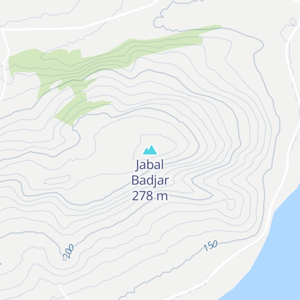 Map of Jabal Badjar