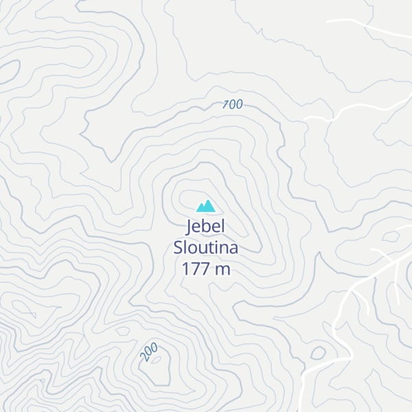 Map of Jebel Sloutina