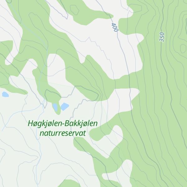 Map of Økjeshaugen