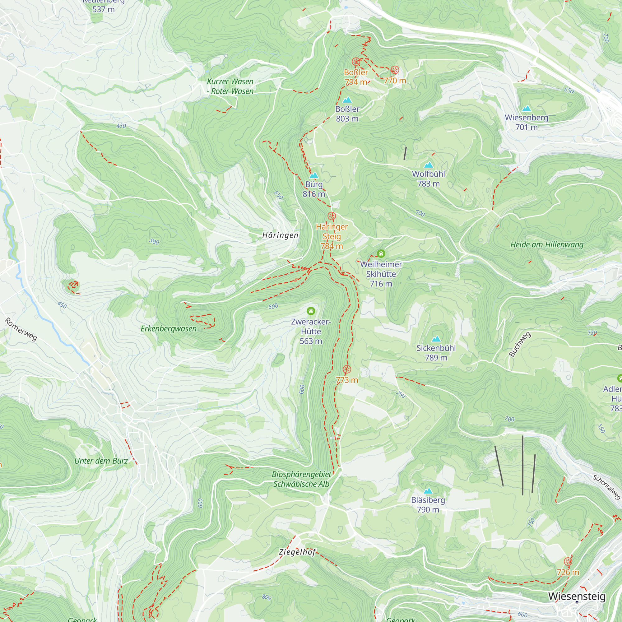 Zweracker-Hütte map