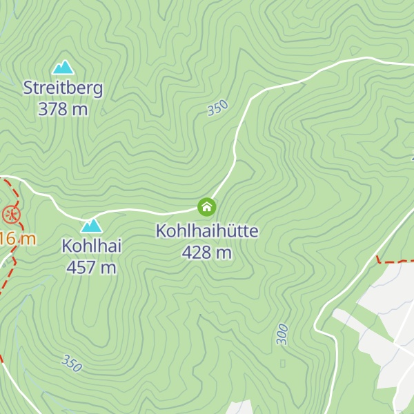 Map of Kohlhaihütte