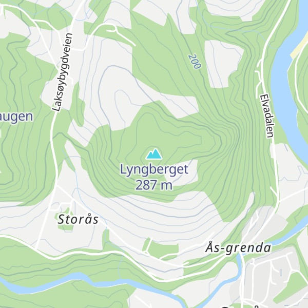 Map of Lyngberget